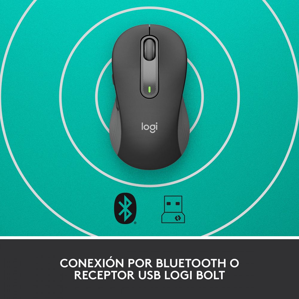 Foto 7 | Mouse M650 / Logitech / Óptico / Inalámbrico / Bluetooth / 2000dpi / Color Negro