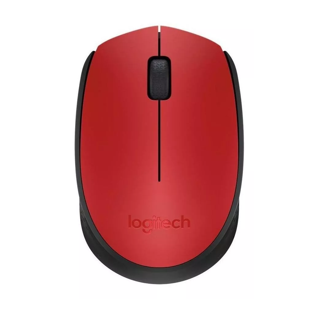 Foto 2 pulgar | Mouse Inalámbrico Logitech M170 color Rojo
