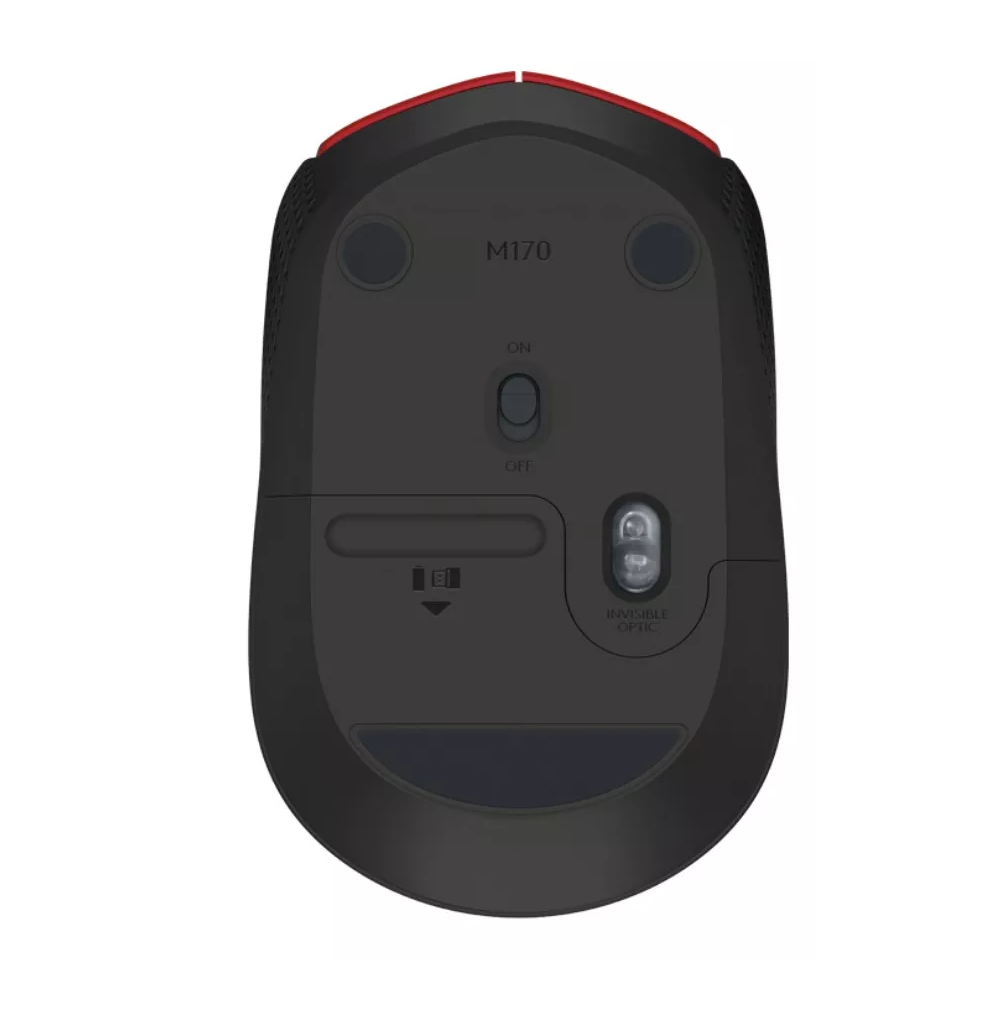 Foto 5 pulgar | Mouse Inalámbrico Logitech M170 color Rojo