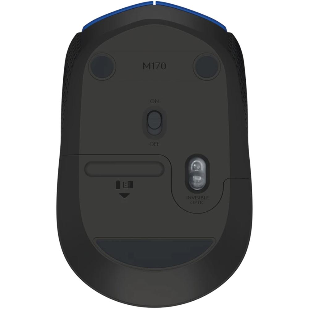 Foto 6 pulgar | Mouse Inalámbrico Logitech M170 3 Botones 1000dpi Azul 910-004800