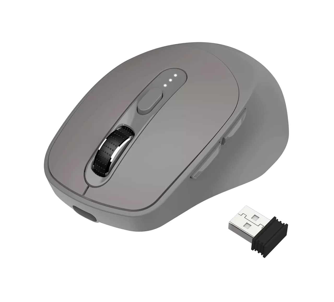 Foto 1 | Mouse Inalámbrico Free Wolf Gris