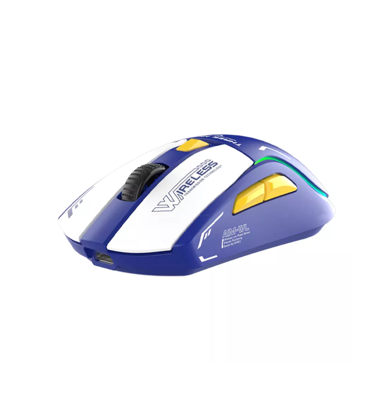 Foto 3 pulgar | Mouse Inalámbrico Dareu Azul Recargable