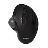 Mouse Ergonómico Acteck Virtuos Art Mi790 1600dpi Inalámbrico 8 Botones Negro
