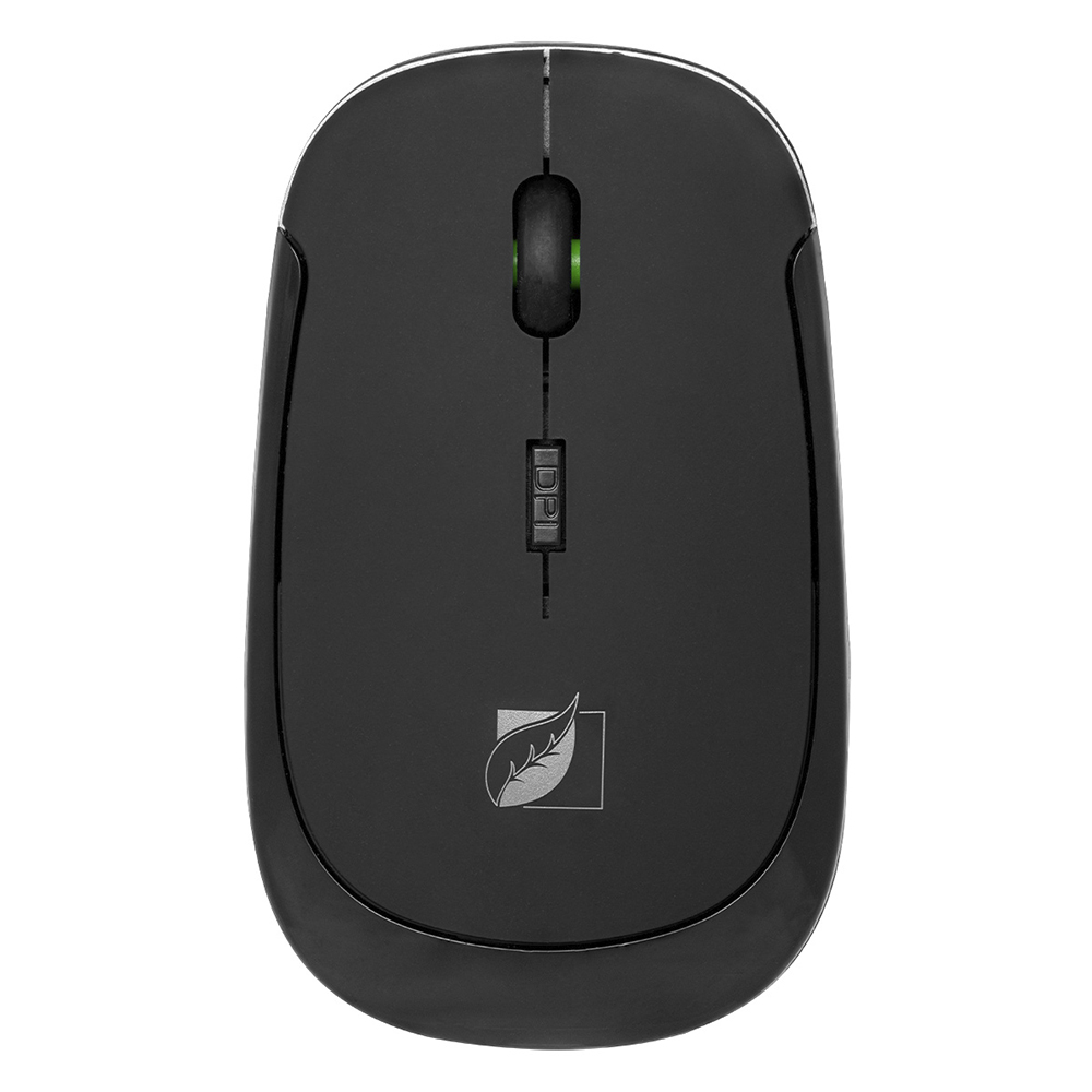 Mouse Inalámbrico Greenleaf 18-8844sl 1000 Dpis Negro