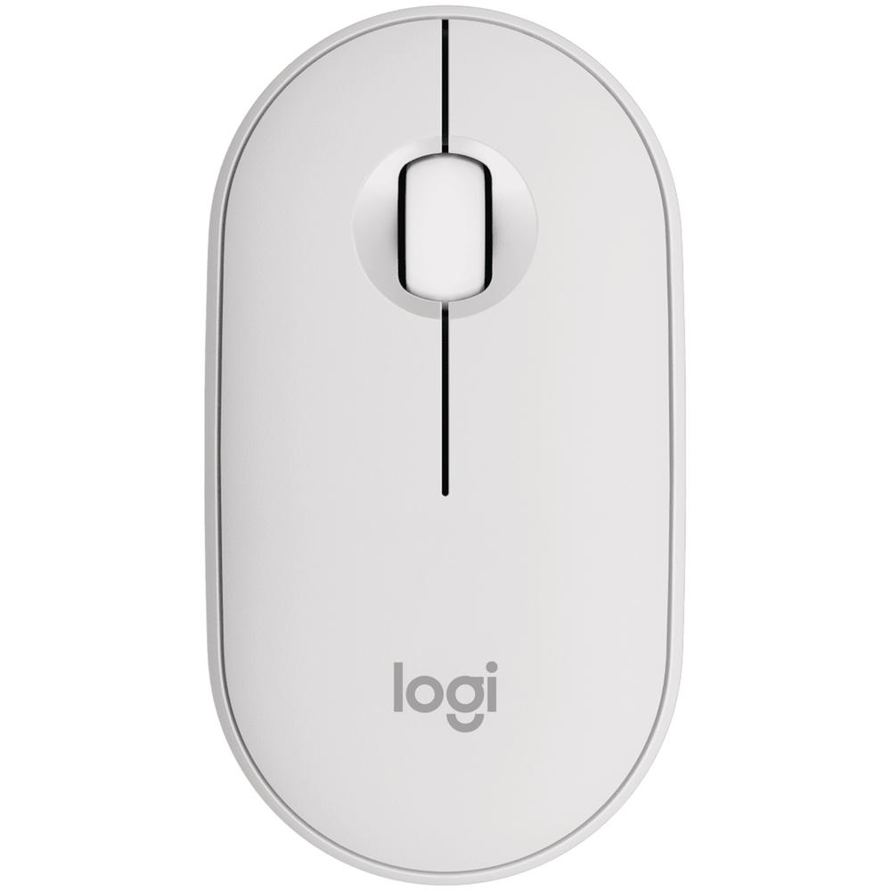 Foto 2 pulgar | Mouse Inalambrico Logitech Pebble M350s Bluetooth 4000dpi Blanco 910-007047