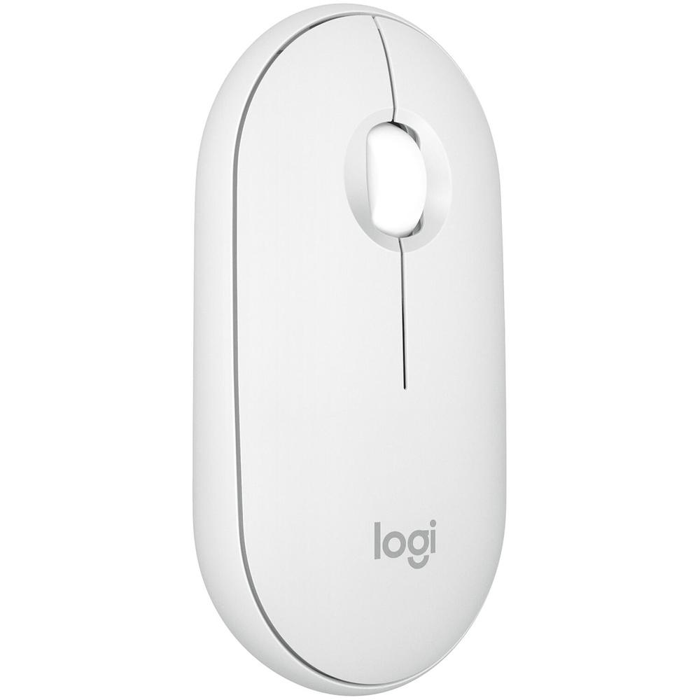 Foto 4 pulgar | Mouse Inalambrico Logitech Pebble M350s Bluetooth 4000dpi Blanco 910-007047