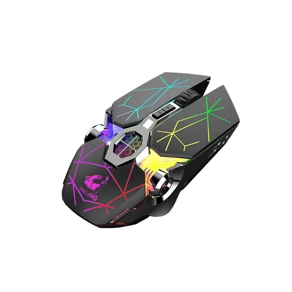 Foto 2 pulgar | Mouse Gamer Carga Inalámbrica Free Wolf X13 Star Black