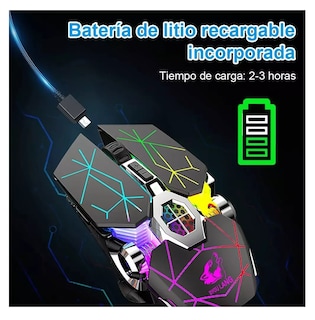 Foto 3 | Mouse Gamer Carga Inalámbrica Free Wolf X13 Star Black
