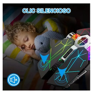 Foto 5 | Mouse Gamer Carga Inalámbrica Free Wolf X13 Star Black