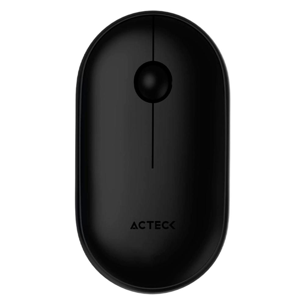 Mouse Acteck Optimize Edge Mi460 Ultra Delgado 1600dpi 2 Botones Inalambrico Usb 2.4 Ghz Negro Ac-934091