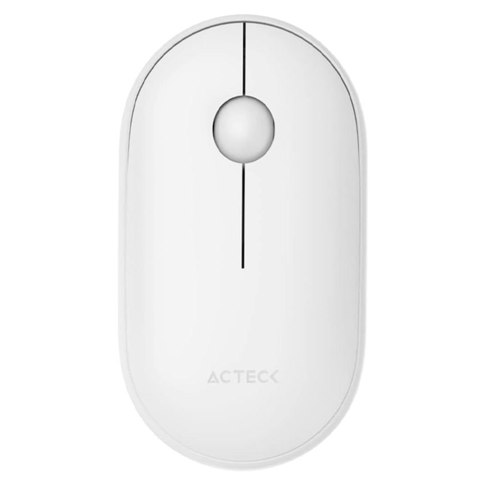 Mouse Acteck Optimize Edge Mi460 Ultra Delgado 1600dpi 2 Botones Inalambrico Usb 2.4 Ghz Blanco Ac-934114