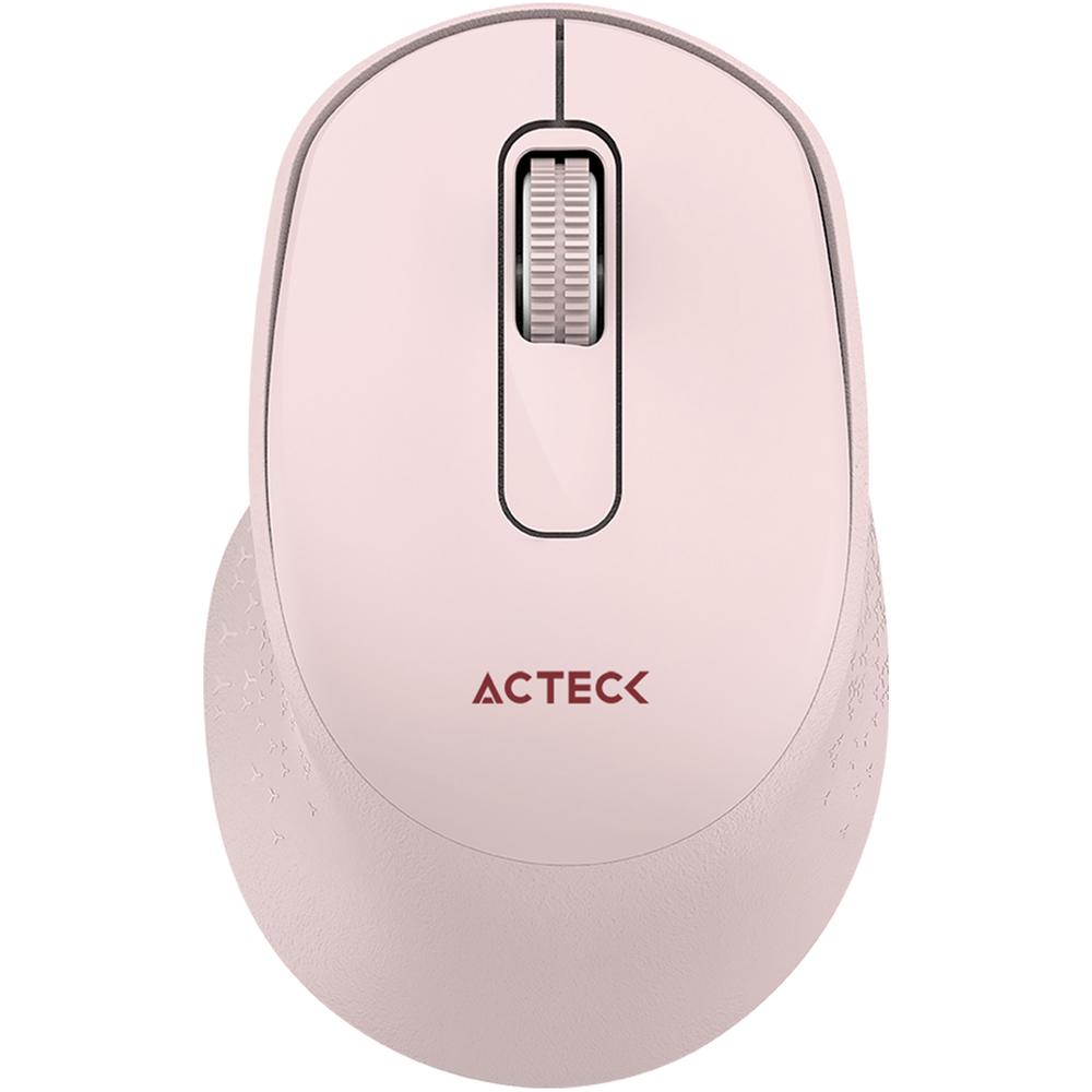 Foto 2 pulgar | Mouse Acteck Optimize Ergo Mi470 Ergonomico 1600dpi 2 Botones Inalambrico Usb 2.4 Ghz Rosa Ac-939881
