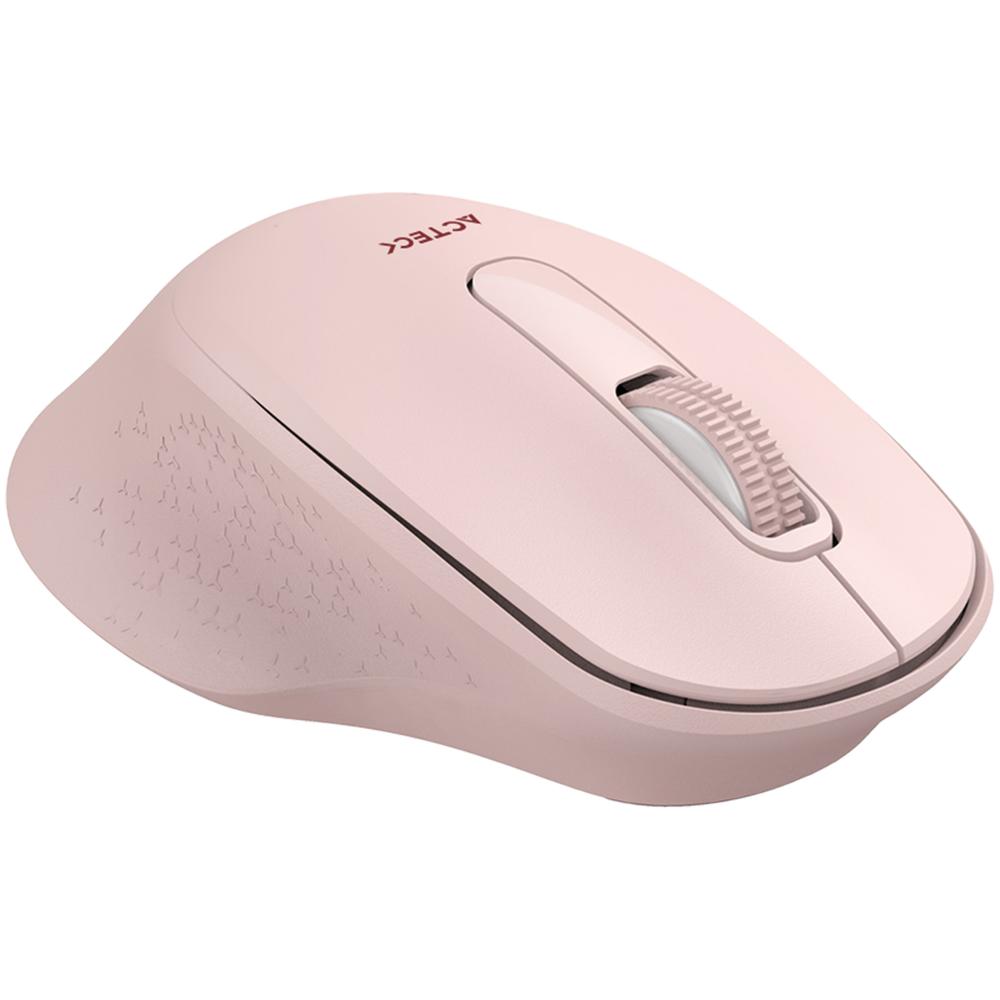 Foto 6 pulgar | Mouse Acteck Optimize Ergo Mi470 Ergonomico 1600dpi 2 Botones Inalambrico Usb 2.4 Ghz Rosa Ac-939881
