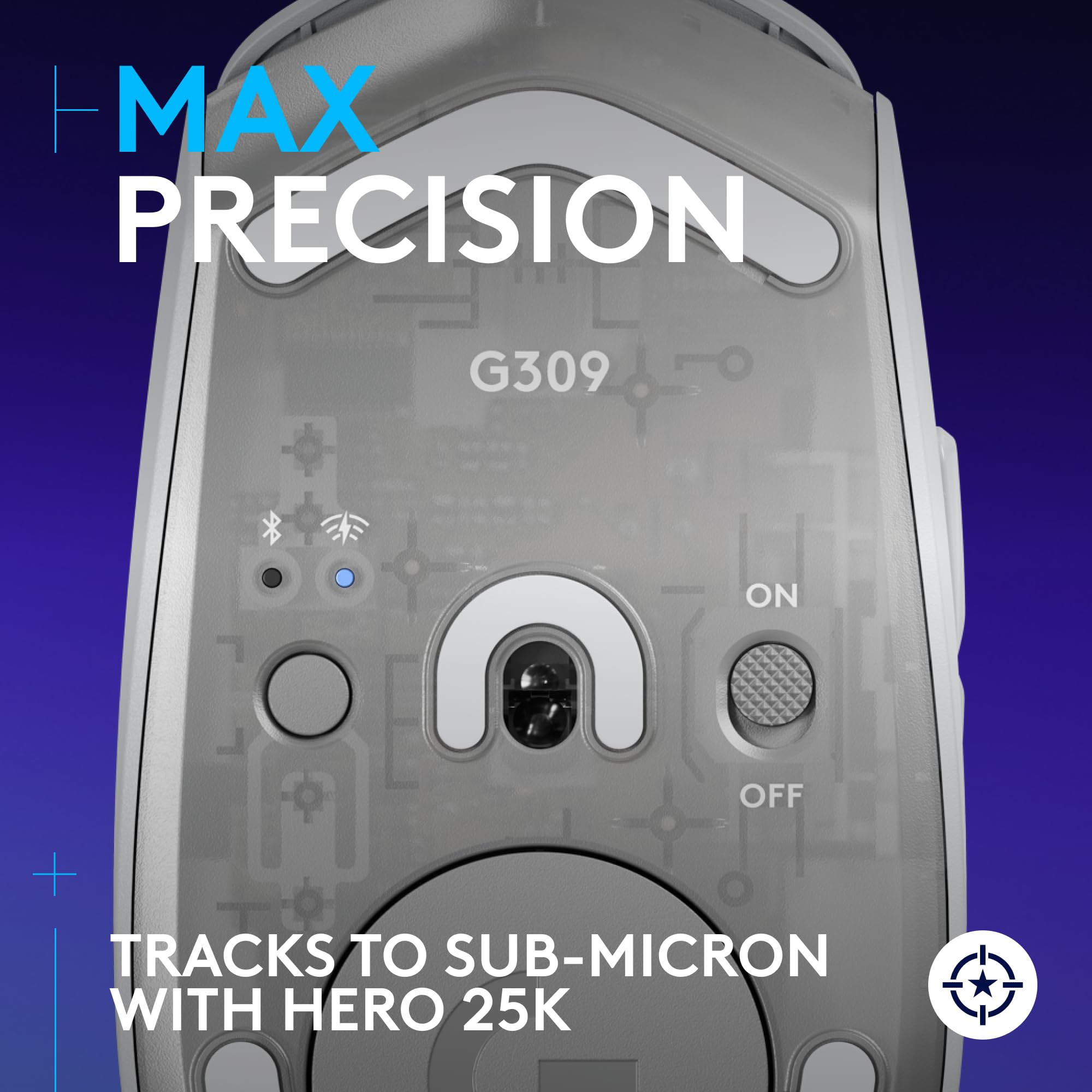 Foto 4 | Ratón Inalámbrico Para Juegos Logitech G309 Lightspeed Blanco - Venta Internacional.