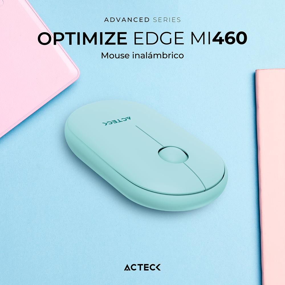 Foto 3 pulgar | Mouse Acteck Optimize EDGE MI460 Ultra Delgado 1600dpi 2 Botones Inalámbrico USB 2.4 Ghz Tiffany AC-939904