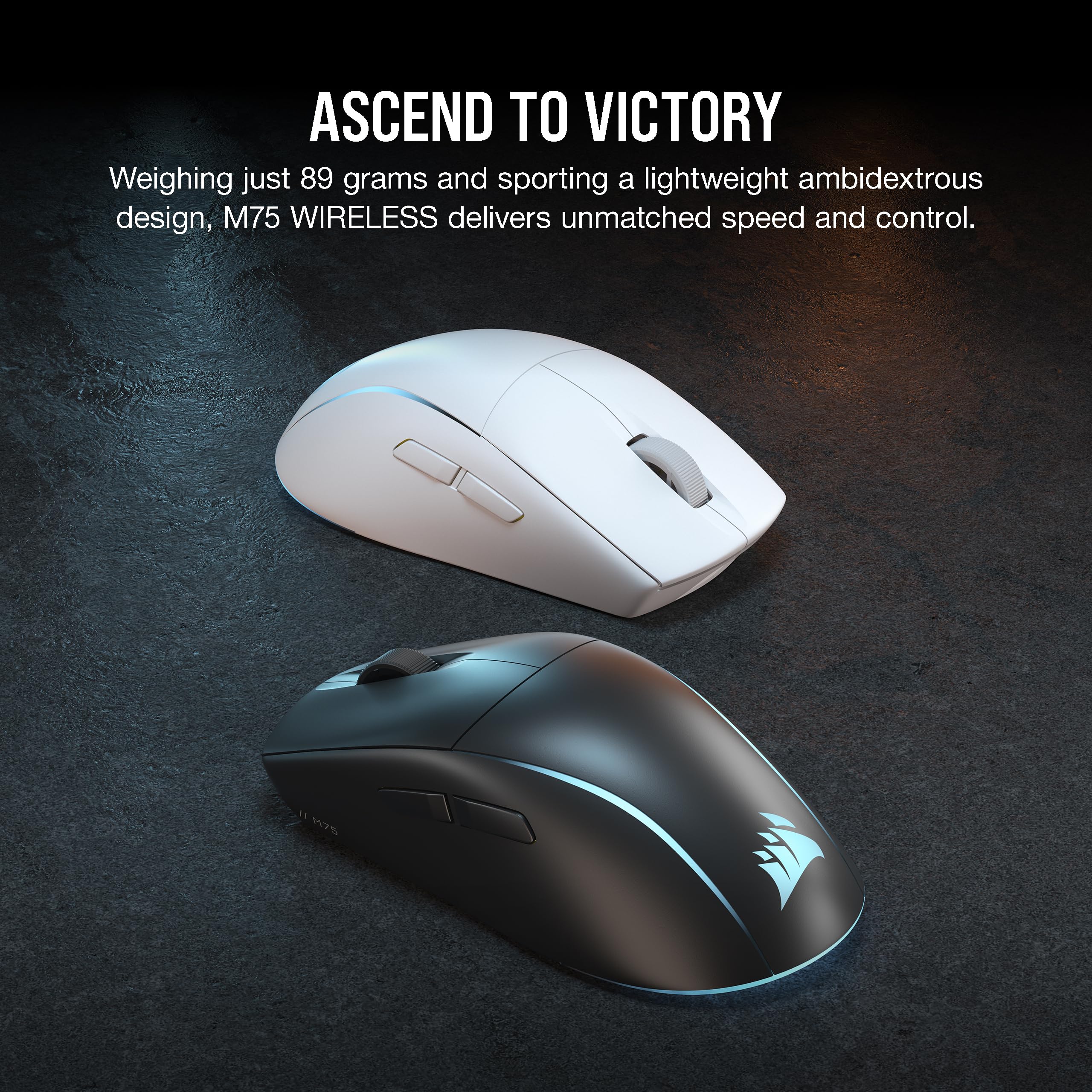 Foto 3 pulgar | Ratón para Juegos Corsair M75 Inalámbrico RGB Ligero de 26.000 DPI - Venta Internacional