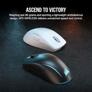 Foto 2 | Ratón para Juegos Corsair M75 Inalámbrico RGB Ligero de 26.000 DPI - Venta Internacional