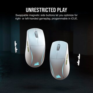 Foto 4 | Ratón Para Juegos Corsair M75 Inalámbrico Rgb 26,000 Dpi Blanco - Venta Internacional.