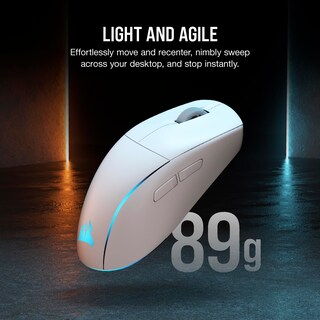 Foto 6 | Ratón Para Juegos Corsair M75 Inalámbrico Rgb 26,000 Dpi Blanco - Venta Internacional.