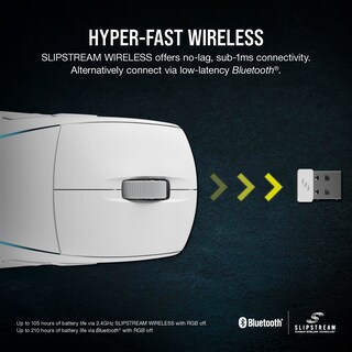 Foto 7 | Ratón Para Juegos Corsair M75 Inalámbrico Rgb 26,000 Dpi Blanco - Venta Internacional.