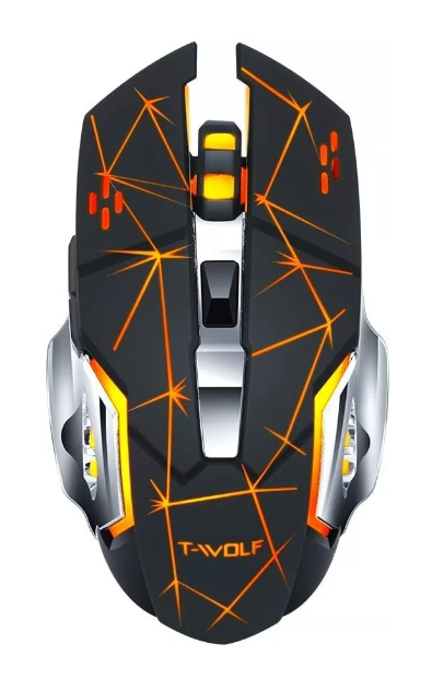 Foto 3 pulgar | Mouse Gamer De Juego Inalámbrico Recargable Wünd Free Wolf X8 Star Black