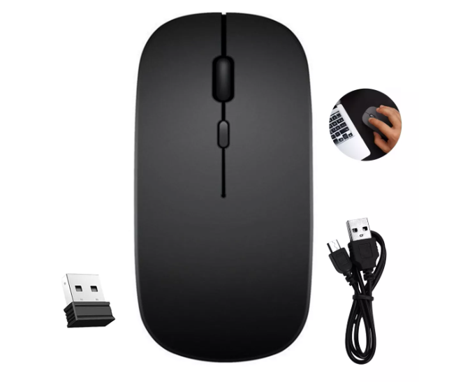 Wünd Ratón Inalámbrico Portátil 2.4g Recargable Silencioso Mouse