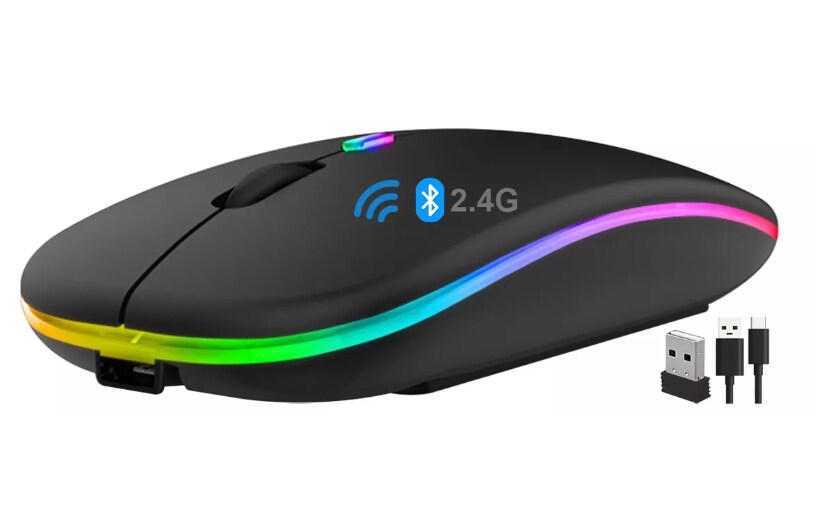 Mouse Inalámbrico Bluetooth Wünd /wireless 2.4g Recargable Usb $296