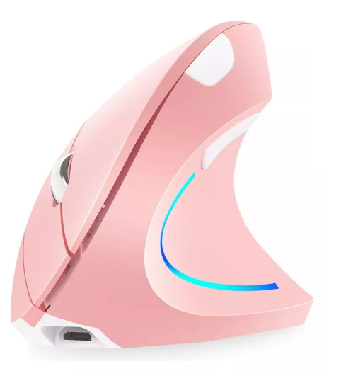 Mouse Inalámbrico Vertical Wünd Rosa