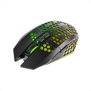 Foto 2 | Mouse Inalámbrico Silencioso Rgb Recargable 7 Botones Usb C