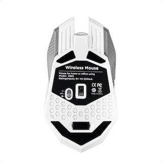 Foto 3 | Mouse Silencioso Inalám Rgb Recargable 7 Botones Usb Neg
