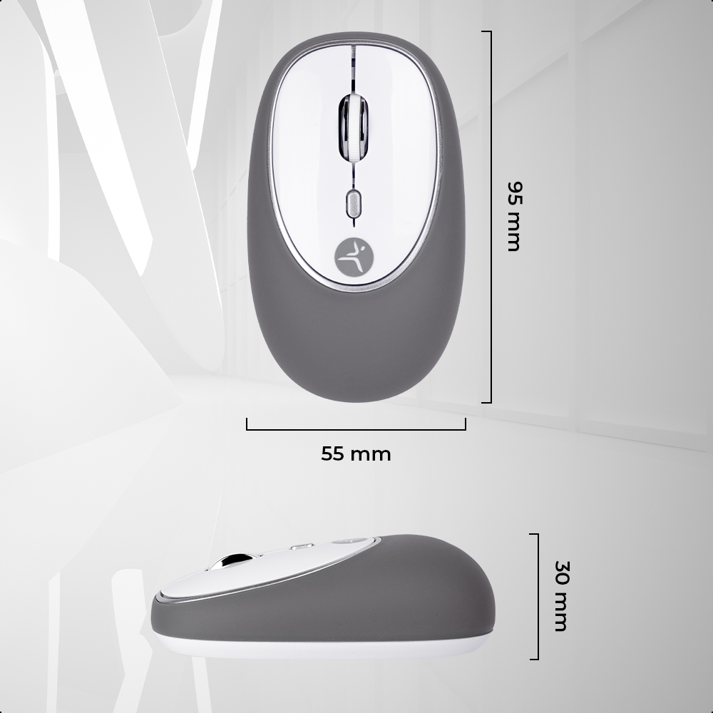 Foto 6 pulgar | Mouse Inalámbrico Techzone Ergonómico Alta Precisión 1200dpi