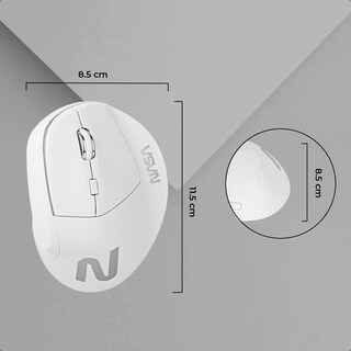 Foto 6 | Mouse Inalámbrico Navigator Two Recargable 1600dpi 6 Botones