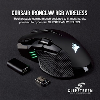 Foto 2 | Mouse Corsair Ironclaw Rgb Wireless Inalámbrico Óptico Usb Gaming Ch-9317011-na