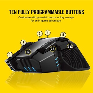 Foto 5 | Mouse Corsair Ironclaw Rgb Wireless Inalámbrico Óptico Usb Gaming Ch-9317011-na