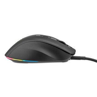 Foto 6 | Mouse Getttech Inalámbrico 7 Botones Doble Rueda RGB Conexión 2.4g Bluetooth y USB DPI Ajustable