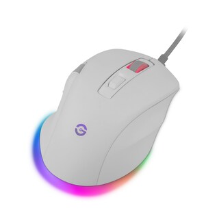 Foto 2 | Mouse Getttech Inalámbrico 7 Botones Doble Rueda RGB Conexión 2.4g Bluetooth y USB DPIAjustable