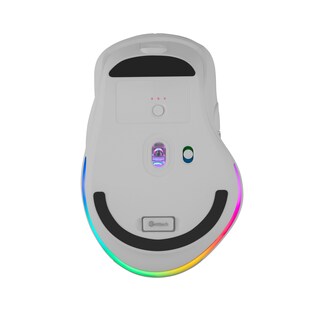 Foto 8 | Mouse Getttech Inalámbrico 7 Botones Doble Rueda RGB Conexión 2.4g Bluetooth y USB DPIAjustable