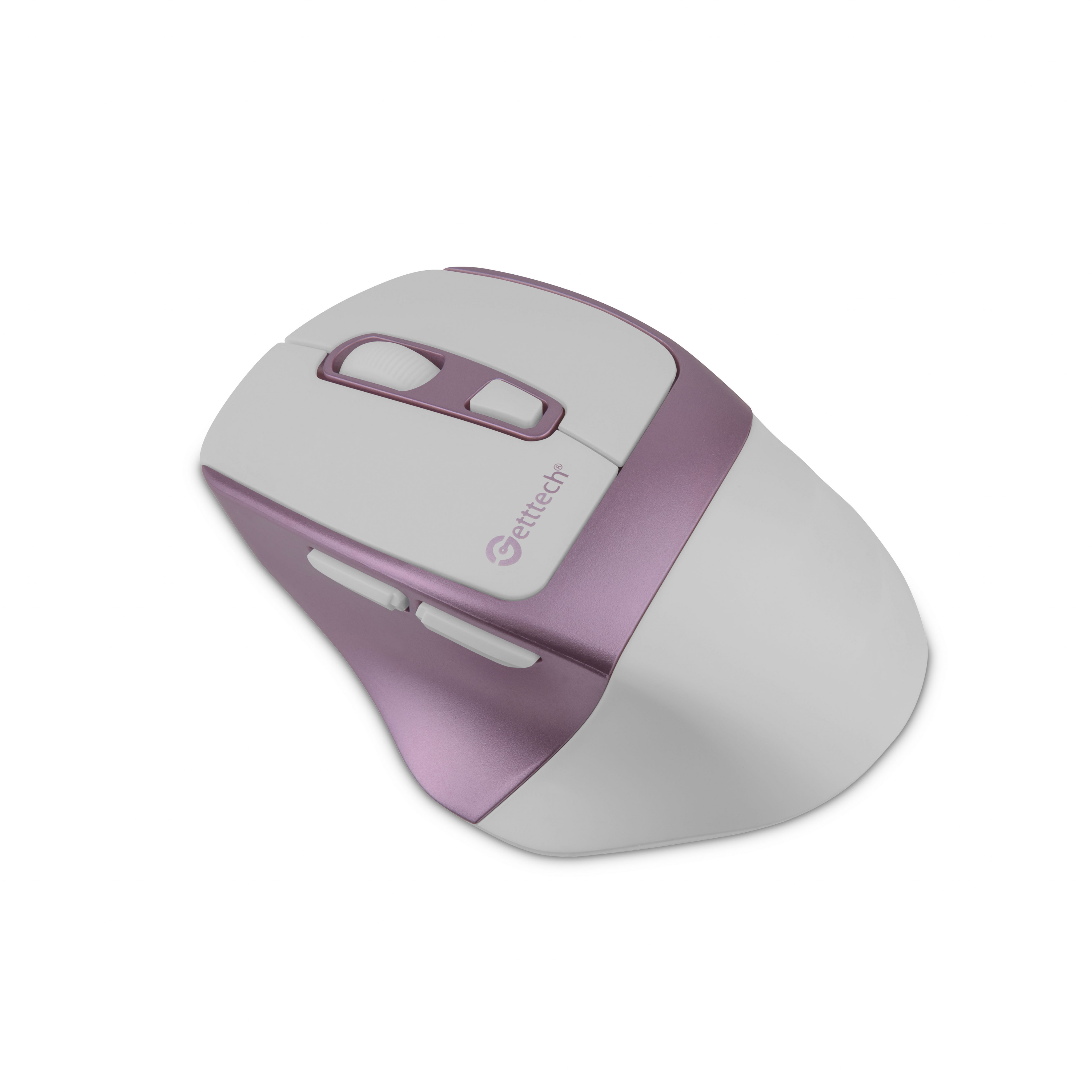 Foto 3 pulgar | Mouse Getttech Inalámbrico Conexión 2.4g Bluetooth y USB 6 Botones DPI Ajustables