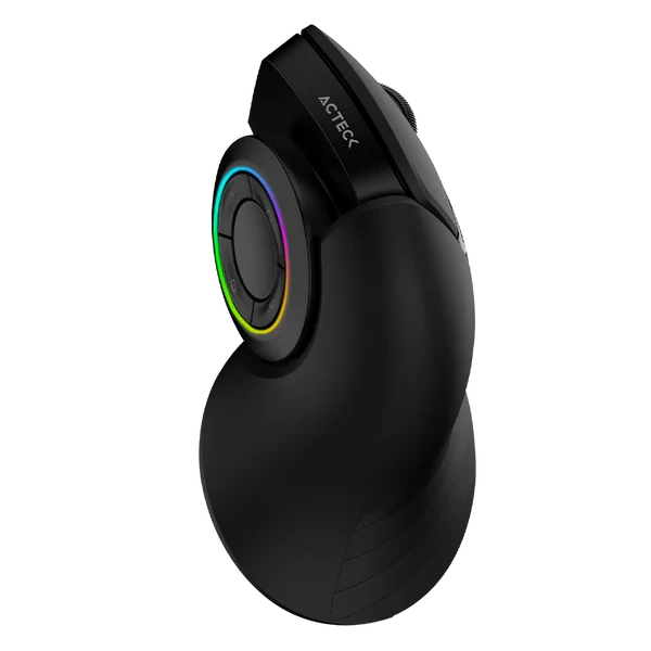 Foto 4 | Mouse Vertical Acteck Mi690 Inalámbrico 2.4 Ghz Rgb Recargable Negro
