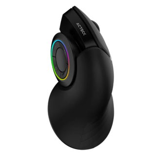 Foto 4 | Mouse Vertical Acteck Mi690 Inalámbrico 2.4 Ghz Rgb Recargable Negro