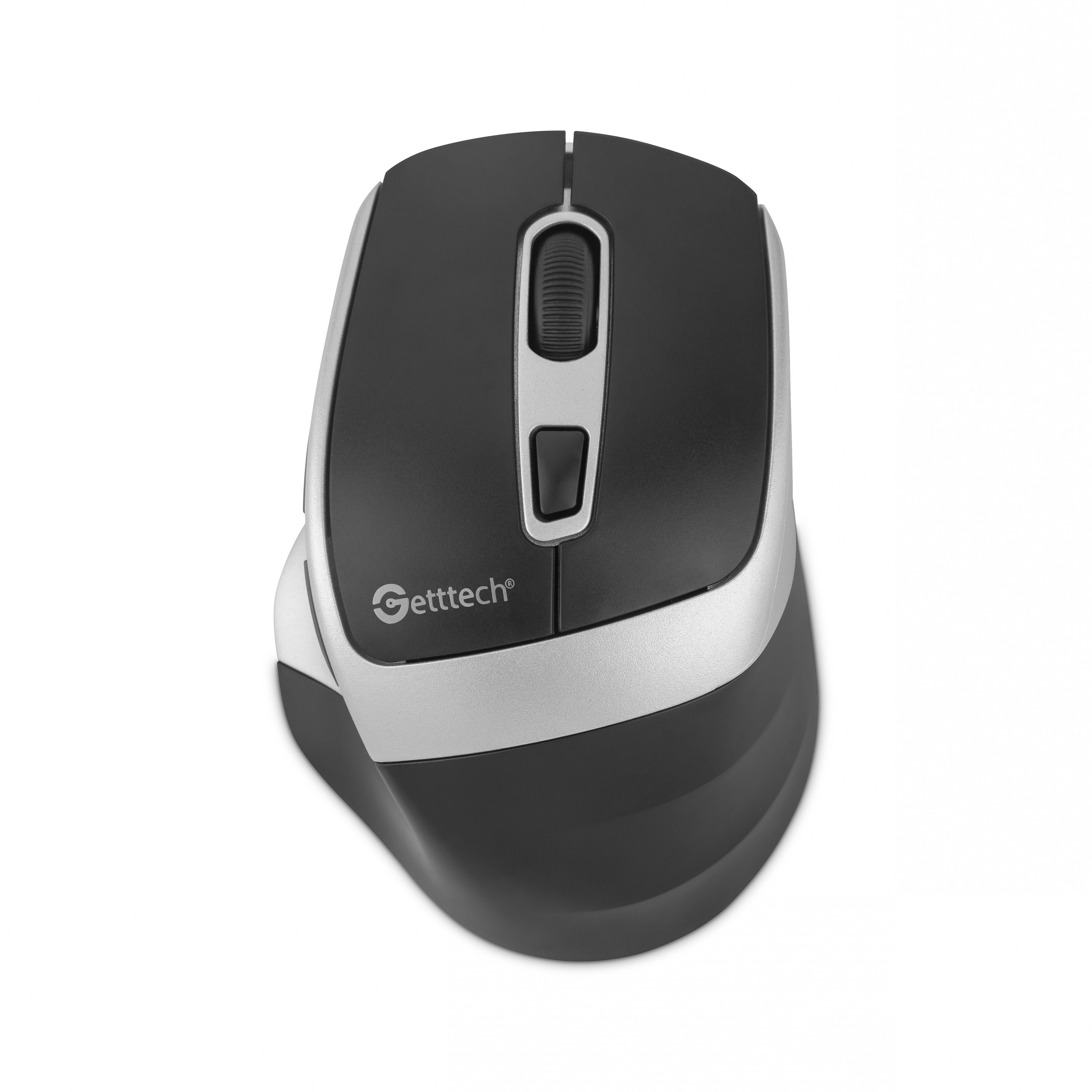 Mouse Getttech Ggm-stdbw-01-sl Inalambrico Conexion 2.4g, Bluetooth Y Usb 6 Botones Dpi Ajustables (800-1200-1600)