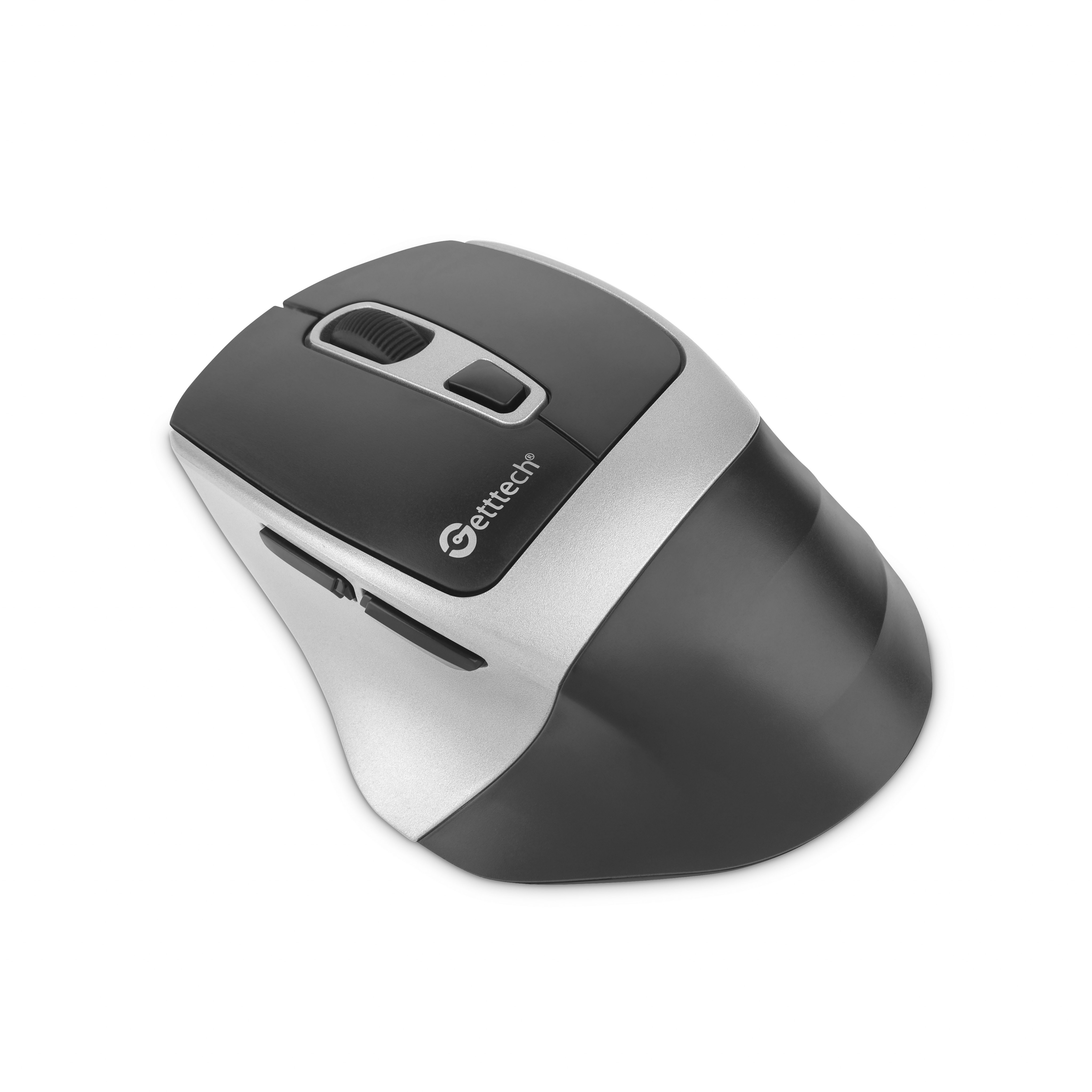 Foto 3 pulgar | Mouse Getttech Ggm-stdbw-01-sl Inalambrico Conexion 2.4g, Bluetooth Y Usb 6 Botones Dpi Ajustables (800-1200-1600)
