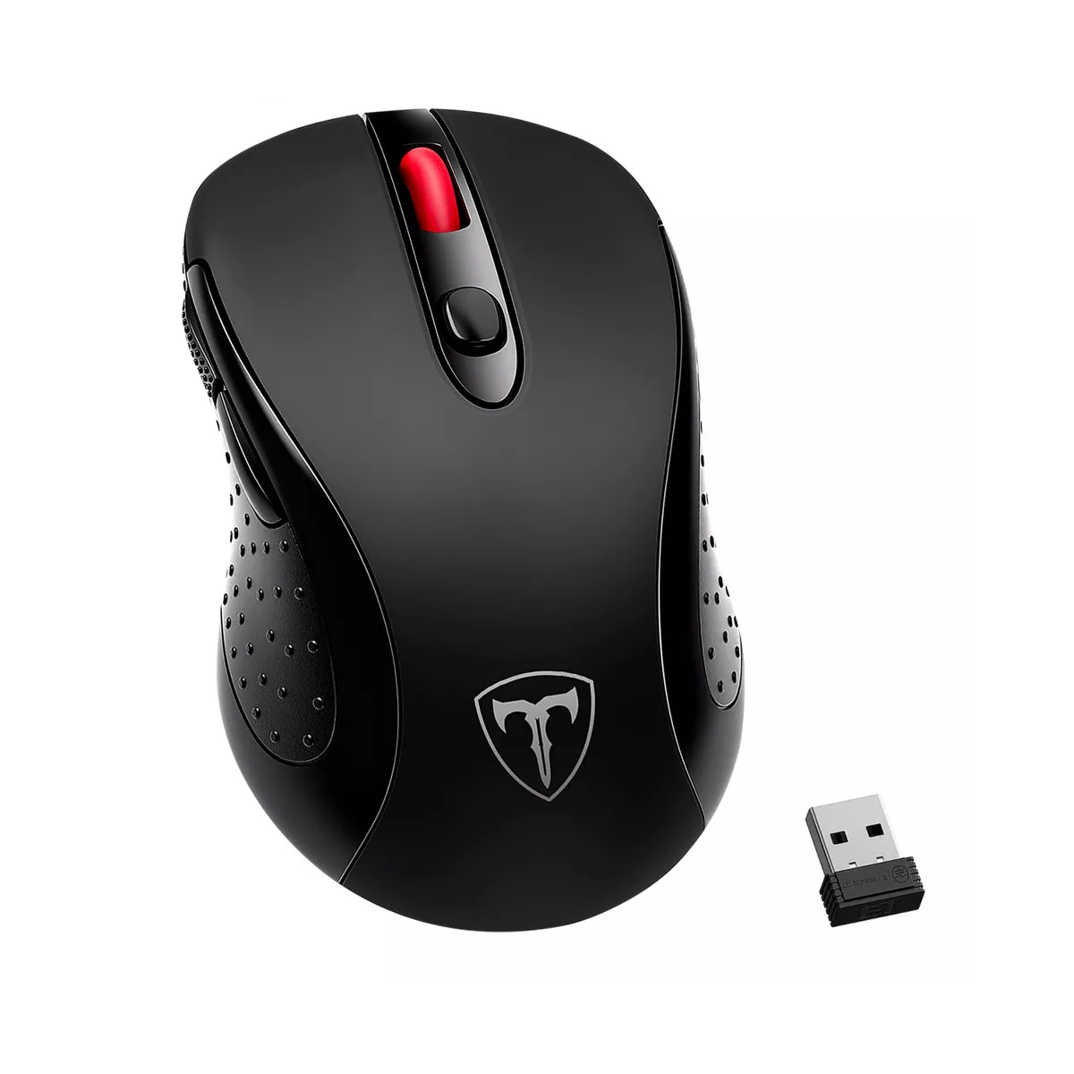 Mouse Inalambrico Para Computadoras 2.4g Receptor Usb 6 Botones Eo Safe Imports Esi-16532 Negro