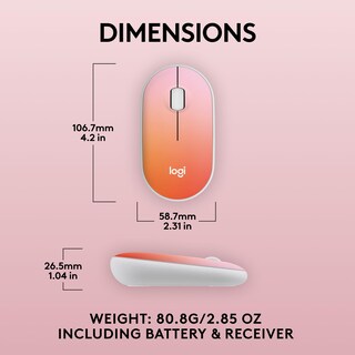 Foto 7 | Mouse Inalámbrico Logitech M340 Tropical Sunrise Edición Limitada - Venta Internacional