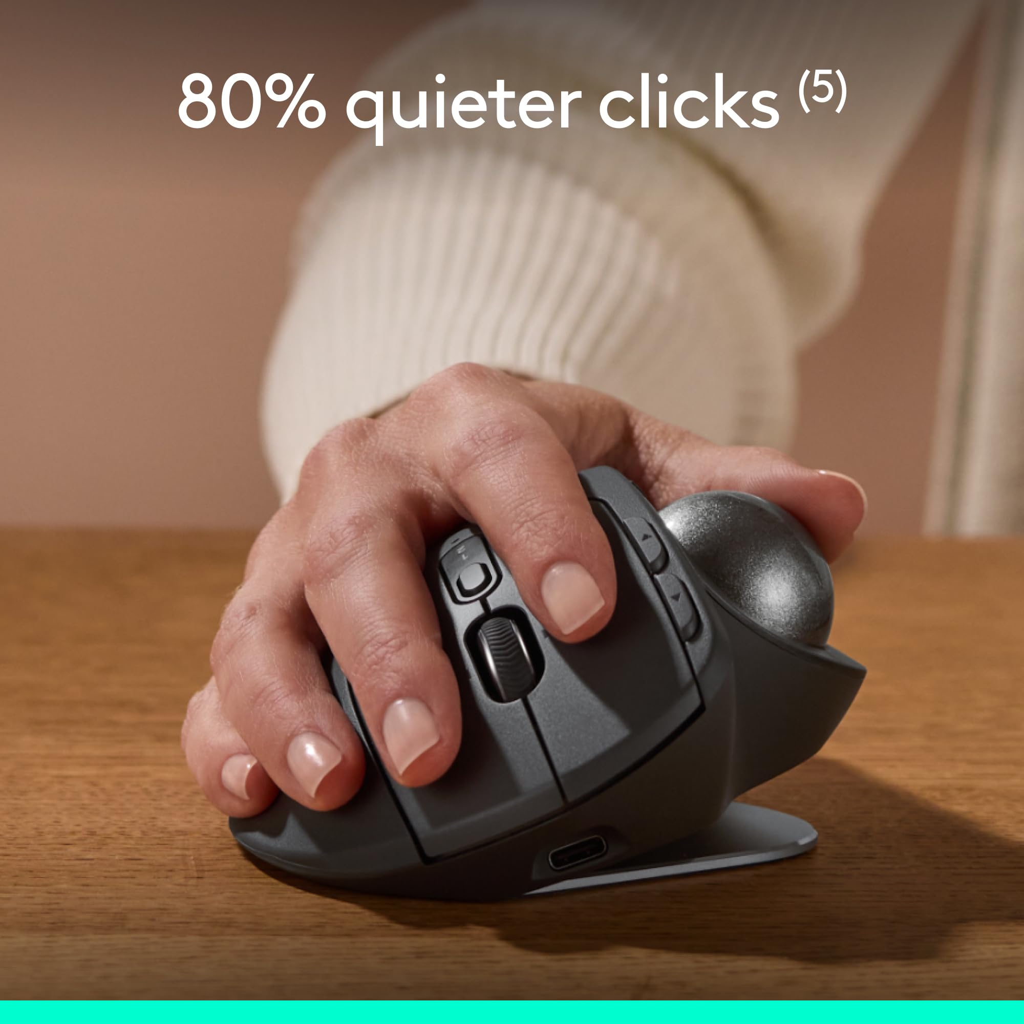 Foto 8 pulgar | Mouse Trackball Inalámbrico Logitech Mx Ergo S Advanced - Venta Internacional