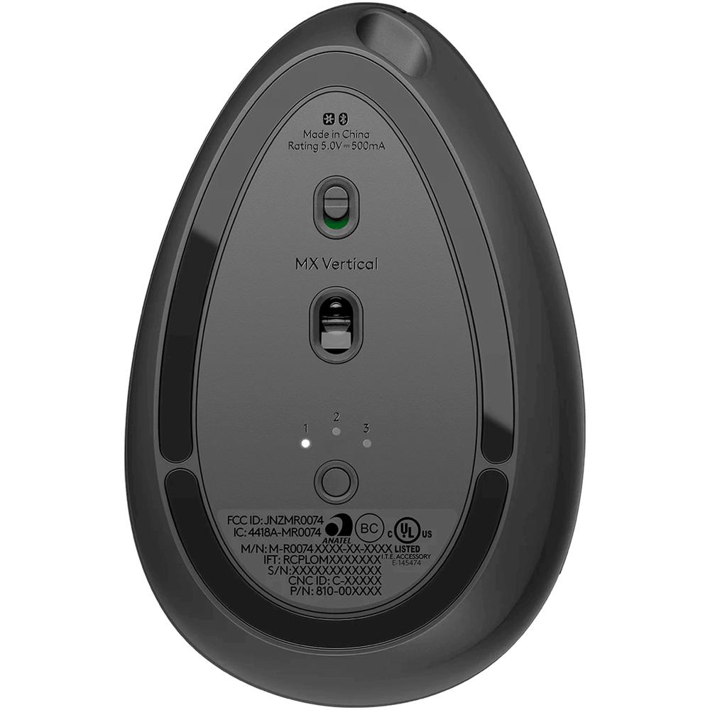 Foto 6 pulgar | Mouse Inalambrico Logitech Mx Vertical Bluetooth Usb 4000dpi