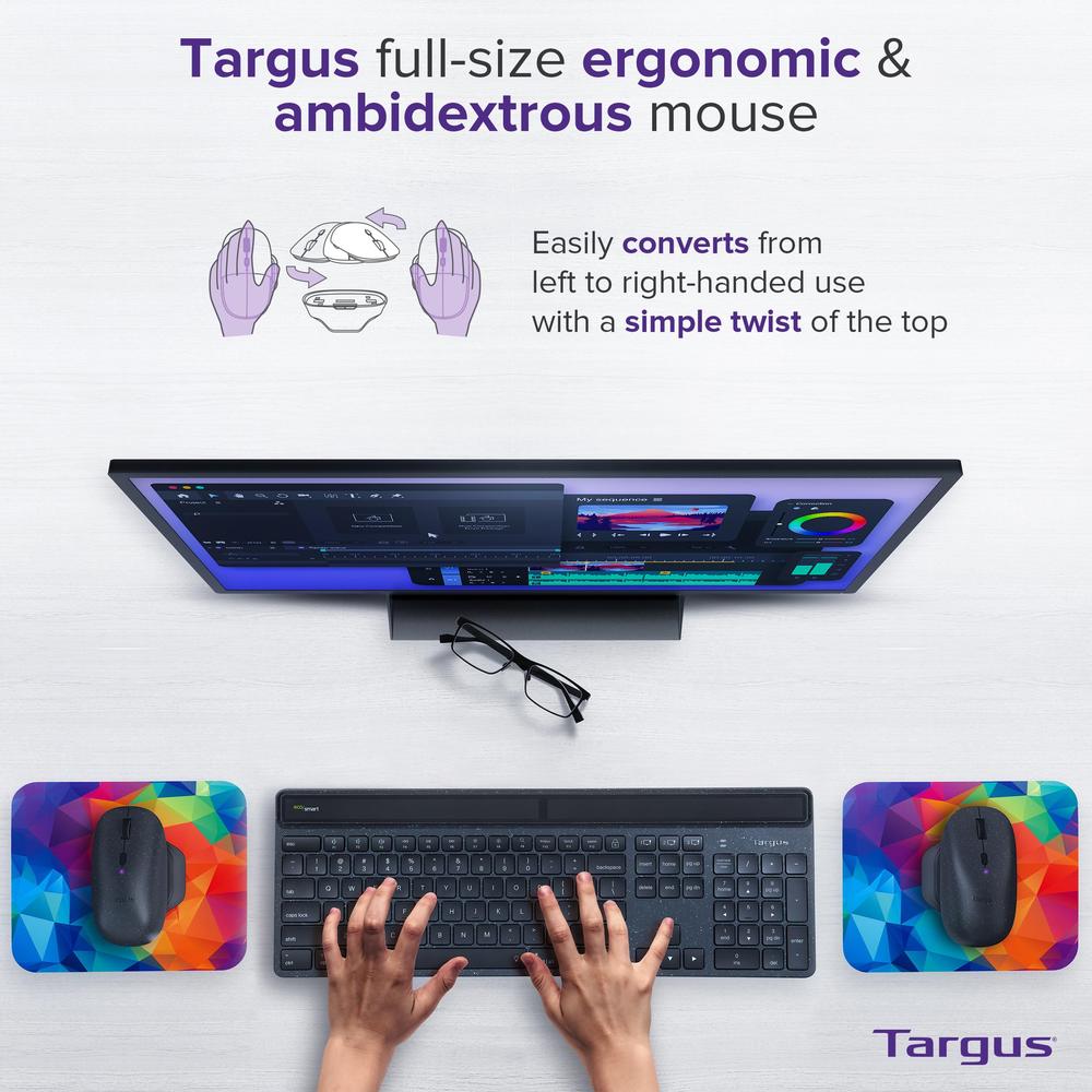 Foto 2 | Mouse Ergonómico Targus Óptico Amb586gl Inalámbrico