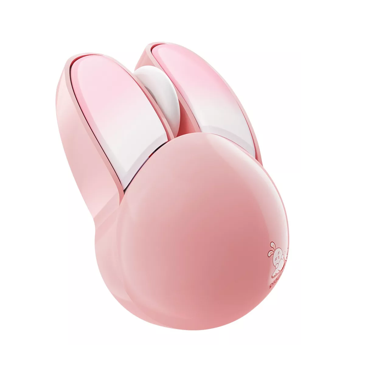 Ratón Inalámbrico Rabbit, Clic Silencioso Eo Safe Imports Esi-18297  Rosa