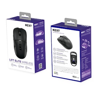 Foto 4 | Mouse Nzxt Lift Elite Wireless Negro 57gramos 4,000hz 26,000ppp 70hrs Bateria Usb Ms-101nb-01