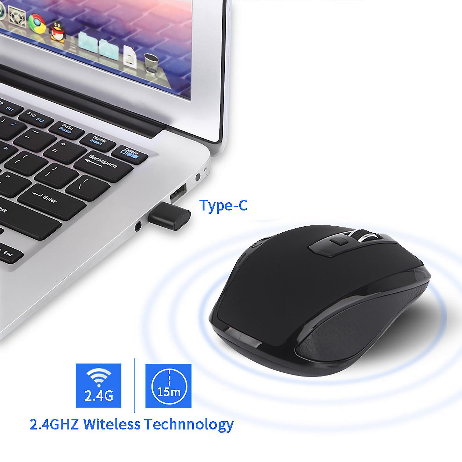 Foto 3 pulgar | Ratón Inalámbrico Multicolor 2.4ghz Tipo C Usb C Para Mac - Venta Internacional.